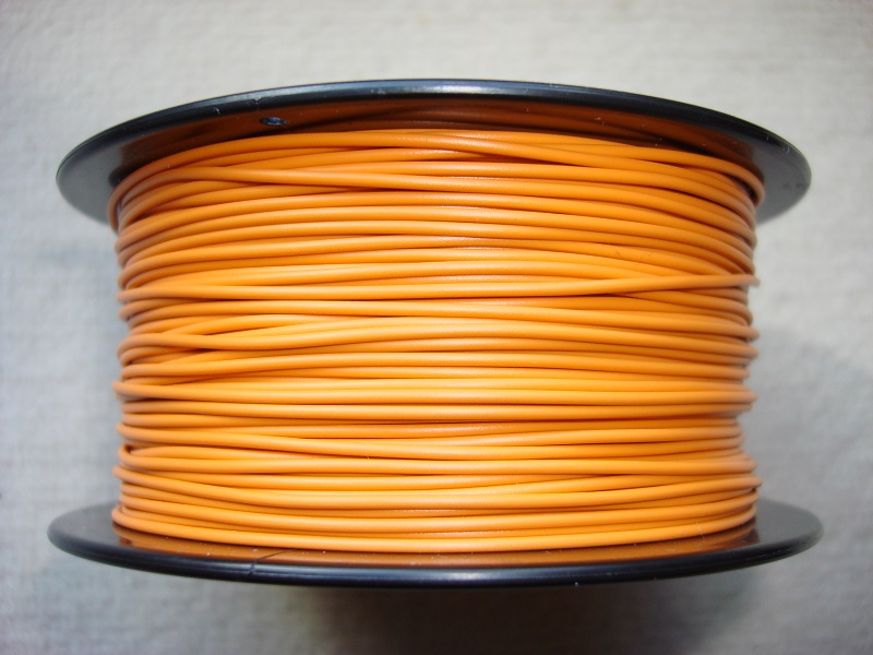 Kupferlitze 100 m - 0,25 qmm - orange