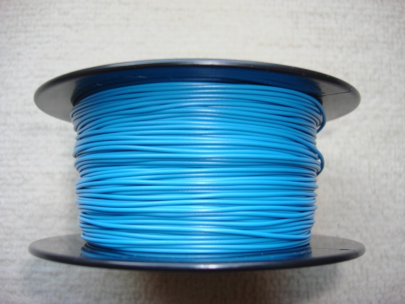 100 m Kupferlitze 0,14 qmm x 1,0 mm - blau