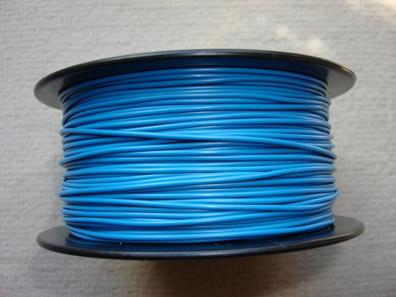 Kupferlitze 100 m - 0,25 qmm - blau